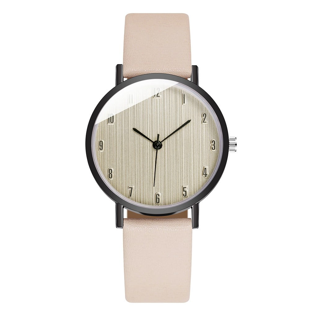 BAYAIXZ Watches for Men Women's Casual Quartz Leather Band Newv Strap ...