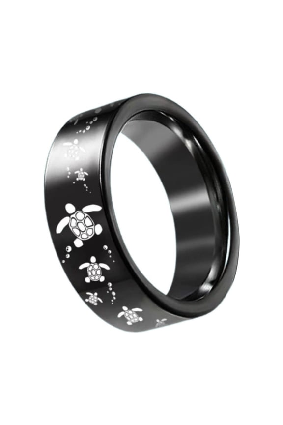 Wedding Bands for Women Double Layer Star Pearl Ring for Women Summer Fashion Personalized Ring Opening Adjustable Index Finger Ring Rings for Her Womens Rings (Black,10)