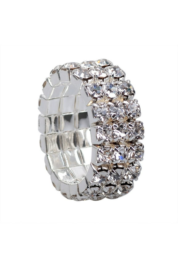 Wedding Bands for Women Ring Stainless Rope Diamond Ring Diamond Elastic Ring Diamond Diy Steel 3 and Rings Rings for Her Womens Rings Ring Womens (Multi-color,One Size)