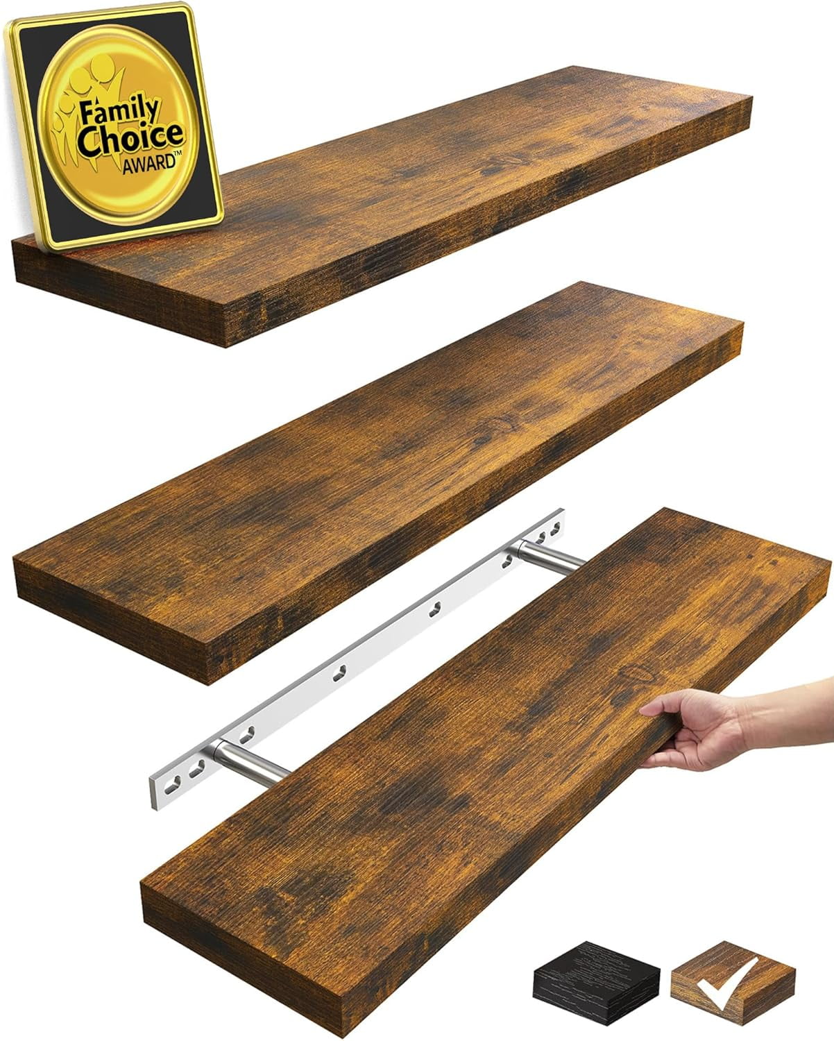Wire Wall Organizer Hanging Straight Shelf For Wire Wall Grid - 9.8x3.9 ...