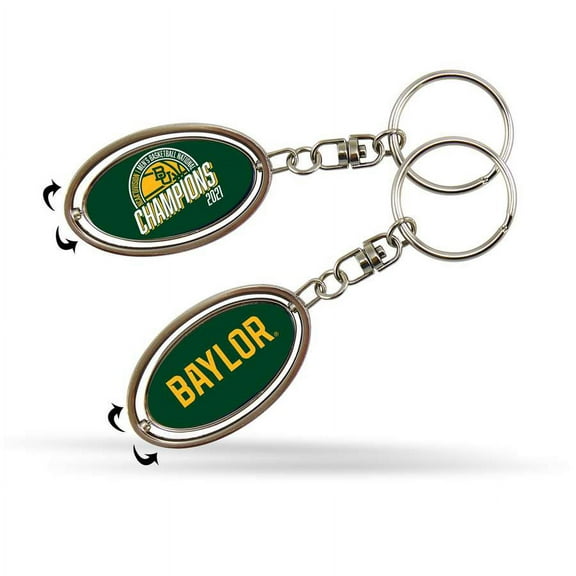 BAYLOR 2021 BBALL CHAMP SPINNER KEYCHAIN
