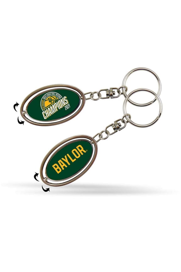 BAYLOR 2021 BBALL CHAMP SPINNER KEYCHAIN