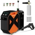 thumbnail image 1 of BAYOTAK Electric Pressure Washer, 5000 PSI 3.0 GPM Wall Mounted Power Washer, Remote Control with 100 FT Retractable Hose, Foam Cannon, Nozzles for Cars/Garage/Patio, Orange, 1 of 7