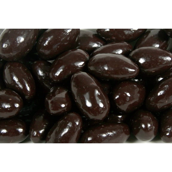 BAYSIDE CANDY DARK CHOCOLATE ALMONDS, 1LB