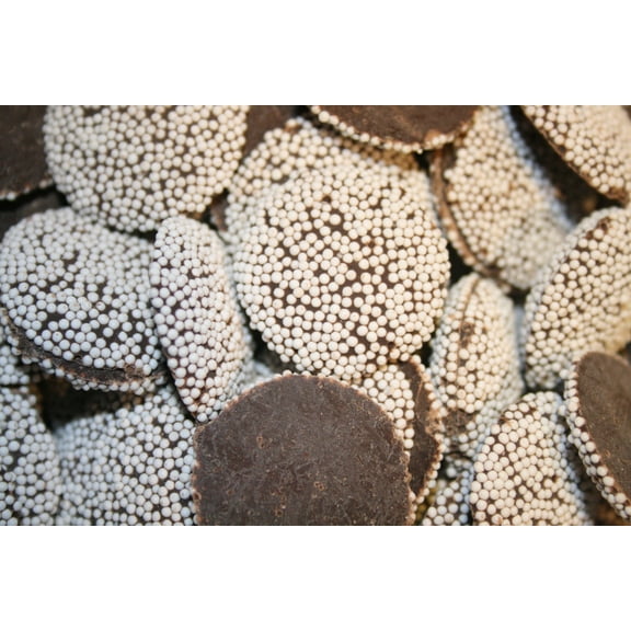 BAYSIDE CANDY DARK CHOCOLATE NONPAREILS, 1LB
