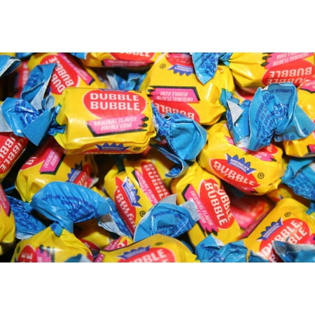 BAYSIDE CANDY DUBBLE BUBBLE TWIST WRAPPED BUBBLE GUM, 2LBS