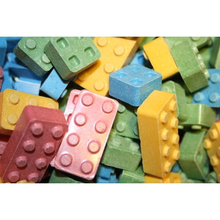 BAYSIDE CANDY EDIBLE CANDY BLOX/BLOCKS, DELICIOUS AND FUN-5LBS