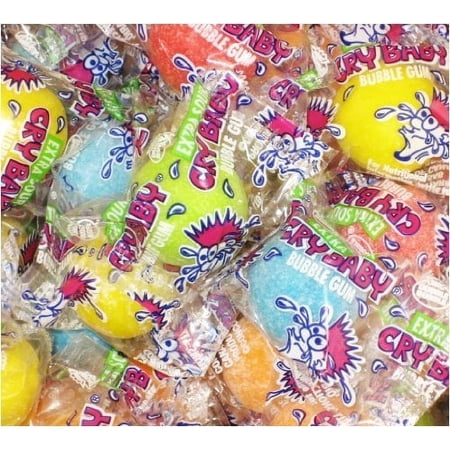 BAYSIDE CANDY GUMBALLS CRY BABY WRAPPED, 25mm or 1 inch, 1LB