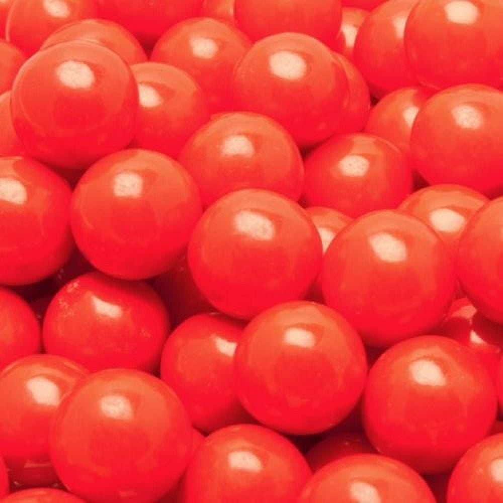 BAYSIDE CANDY GUMBALLS REALLY!! CHERRY BUBBLE GUM 25mm or 1 inch , 2LBS