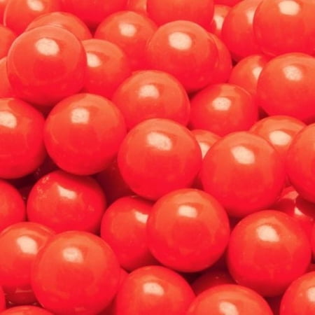 BAYSIDE CANDY GUMBALLS REALLY!! CHERRY BUBBLE GUM 25mm or 1 inch , 2LBS