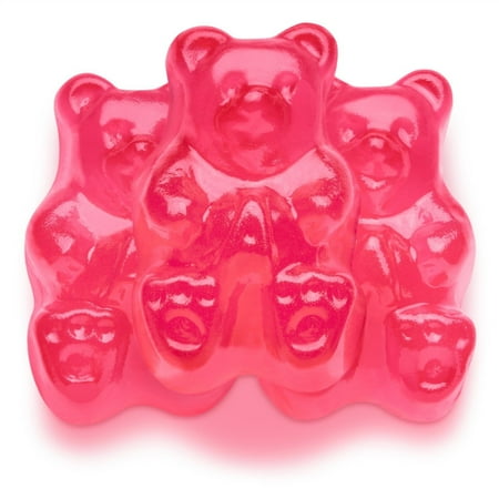 BAYSIDE CANDY GUMMY BEARS RIPE WATERMELON, 1LB