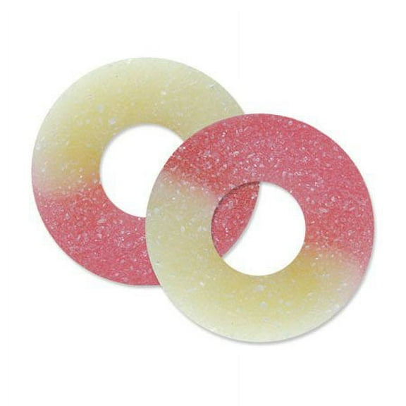 BAYSIDE CANDY GUMMY STRAWBERRY BANANA RING, 2LBS