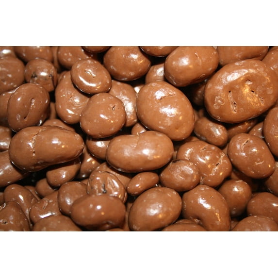 BAYSIDE CANDY MILK CHOCOLATE COVERED RAISINS, 1LB
