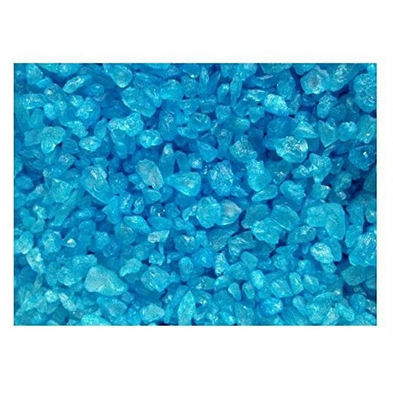 BAYSIDE CANDY ROCK CANDY CRYSTALS BLUE RASPBERRY, 1LB
