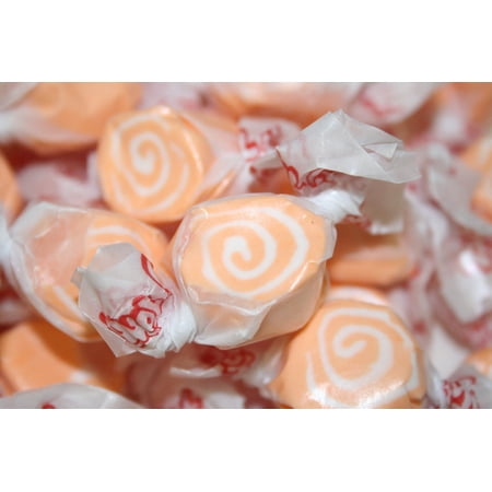 BAYSIDE CANDY SALT WATER TAFFY ORANGE CREAM, 5LBS
