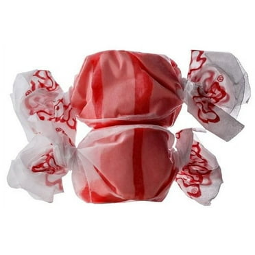 BAYSIDE CANDY SALT WATER TAFFY STRAWBERRY, 1LB