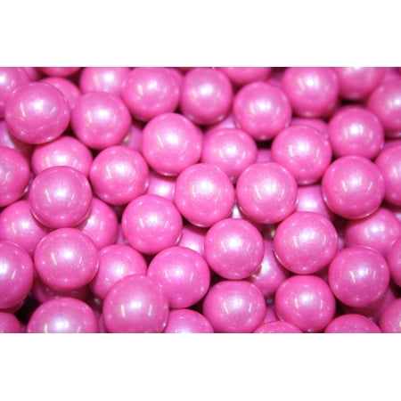 BAYSIDE CANDY SIXLETS SHIMMER BRIGHT PINK, 5LBS