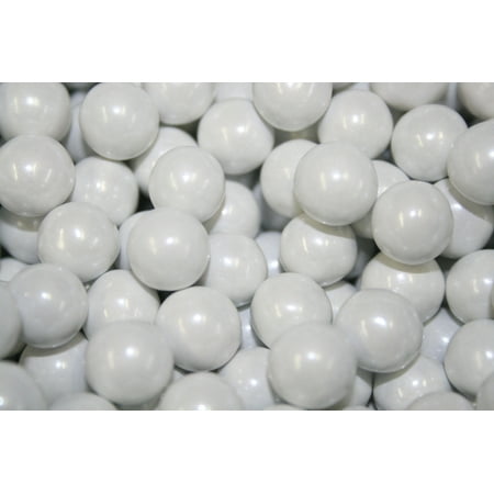 BAYSIDE CANDY SIXLETS SHIMMER WHITE , 2LBS