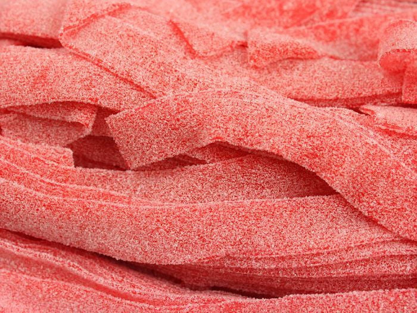 BAYSIDE CANDY SOUR POWER BELTS STRAWBERRRY , 1LB