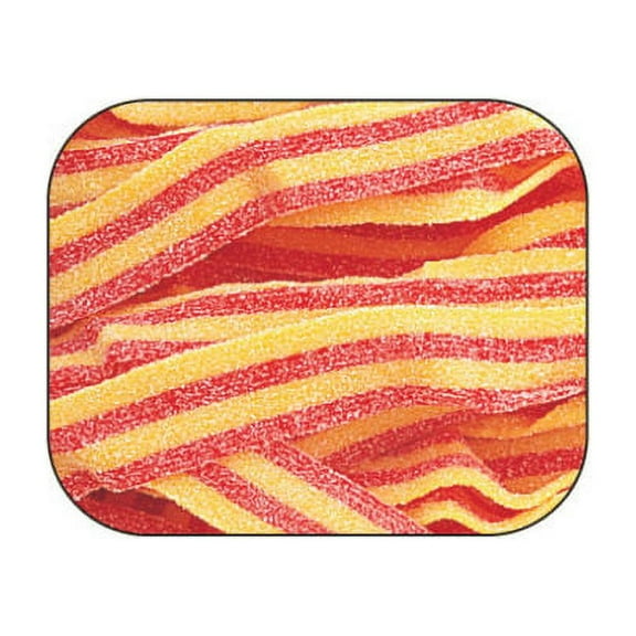 BAYSIDE CANDY SOUR POWER BELTS STRAWBERRY BANANA, 5LBS
