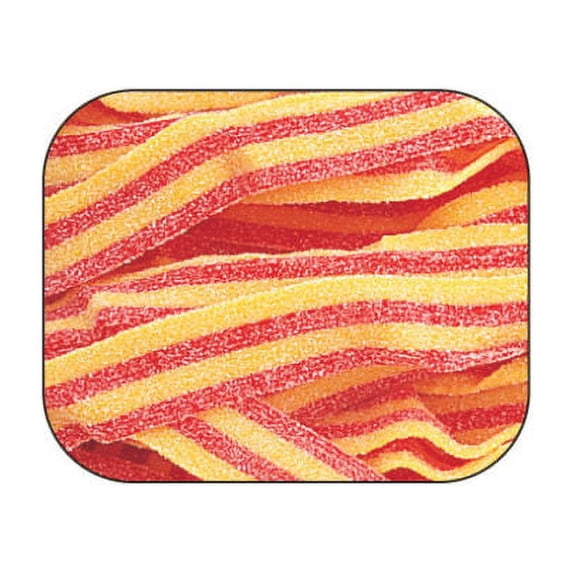 BAYSIDE CANDY SOUR POWER BELTS STRAWBERRY BANANA, 5LBS