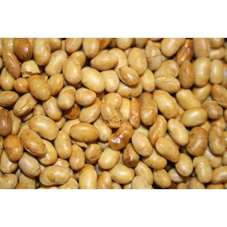 BAYSIDE CANDY SOY NUTS ROASTED UNSALTED, 2LB