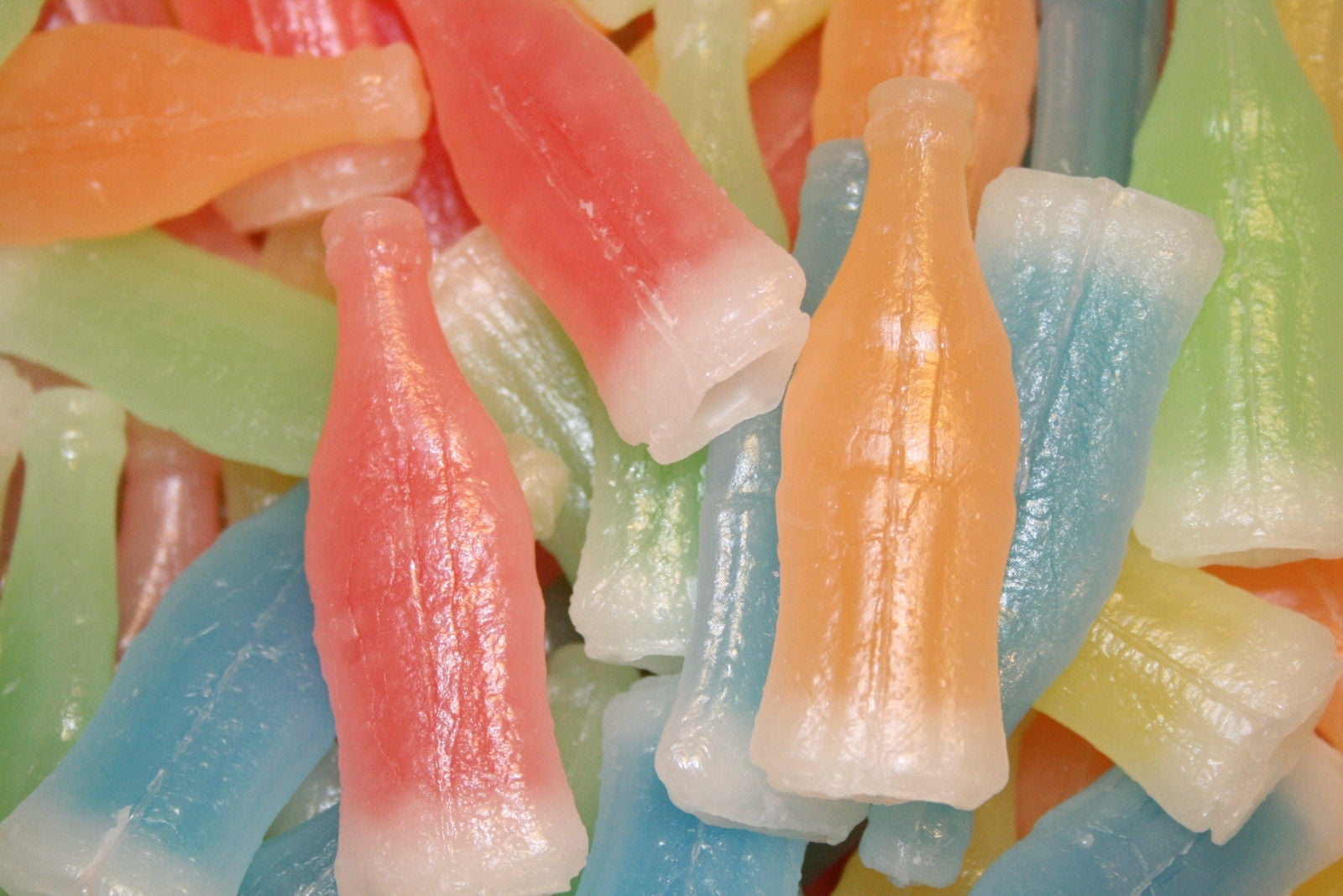 Bayside Candy Wax Bottles, Nik-L-Nips Candy, 1LB, Flavored Syrup