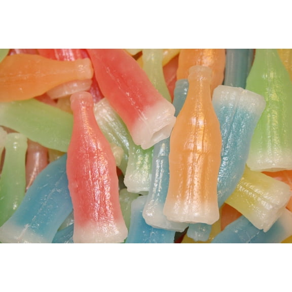 BAYSIDE CANDY WAX BOTTLES NIK-L-NIPS, 1LB