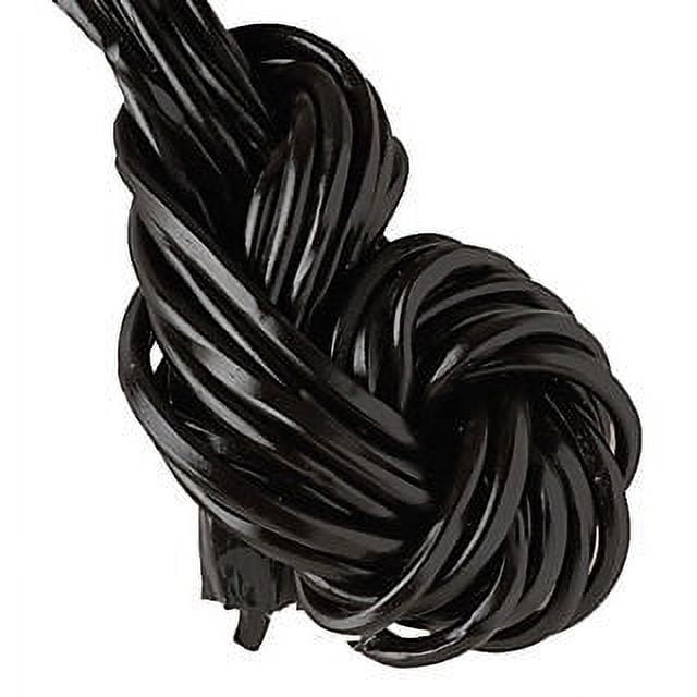 BAYSIDECANDY LICORICE LACES BLACK, 2LBS