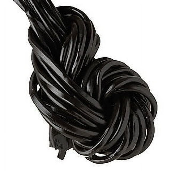 BAYSIDECANDY LICORICE LACES BLACK, 5LBS