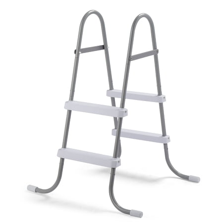 BAYUELSWU 2 Steps Pool Ladder, Heavy-Duty Safety Step Pool Stairs for 33 Inch Depth Above Ground Pools, Max Load Capacity 300 lbs