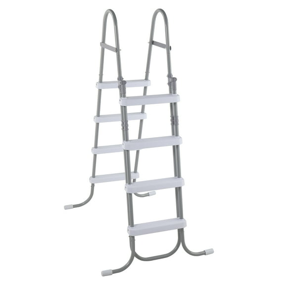 BAYUELSWU 4 Steps Pool Ladder, Heavy-Duty Safety Step Pool Stairs for 52 Inch Depth Above Ground Pools, Max Load Capacity 300 lbs