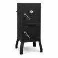 thumbnail image 1 of BAYUELSWU Vertical Food Smokers with Double Doors, Outdoor Vertical Charcoal Smoker Grill, 40'' Vertical BBQ Smoker w/Built-in Thermometer for Camping, Backyard, Party (Black), 1 of 9