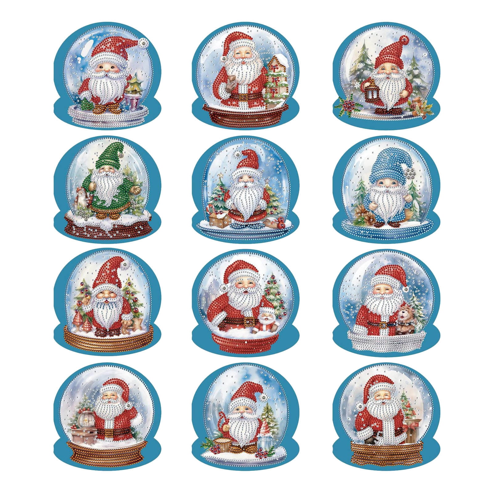 BAYUNOE 12Pcs Number Coloring Painting Arts And Crafts for Adults