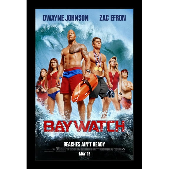 BAYWATCH - 11x17 Framed Movie Poster
