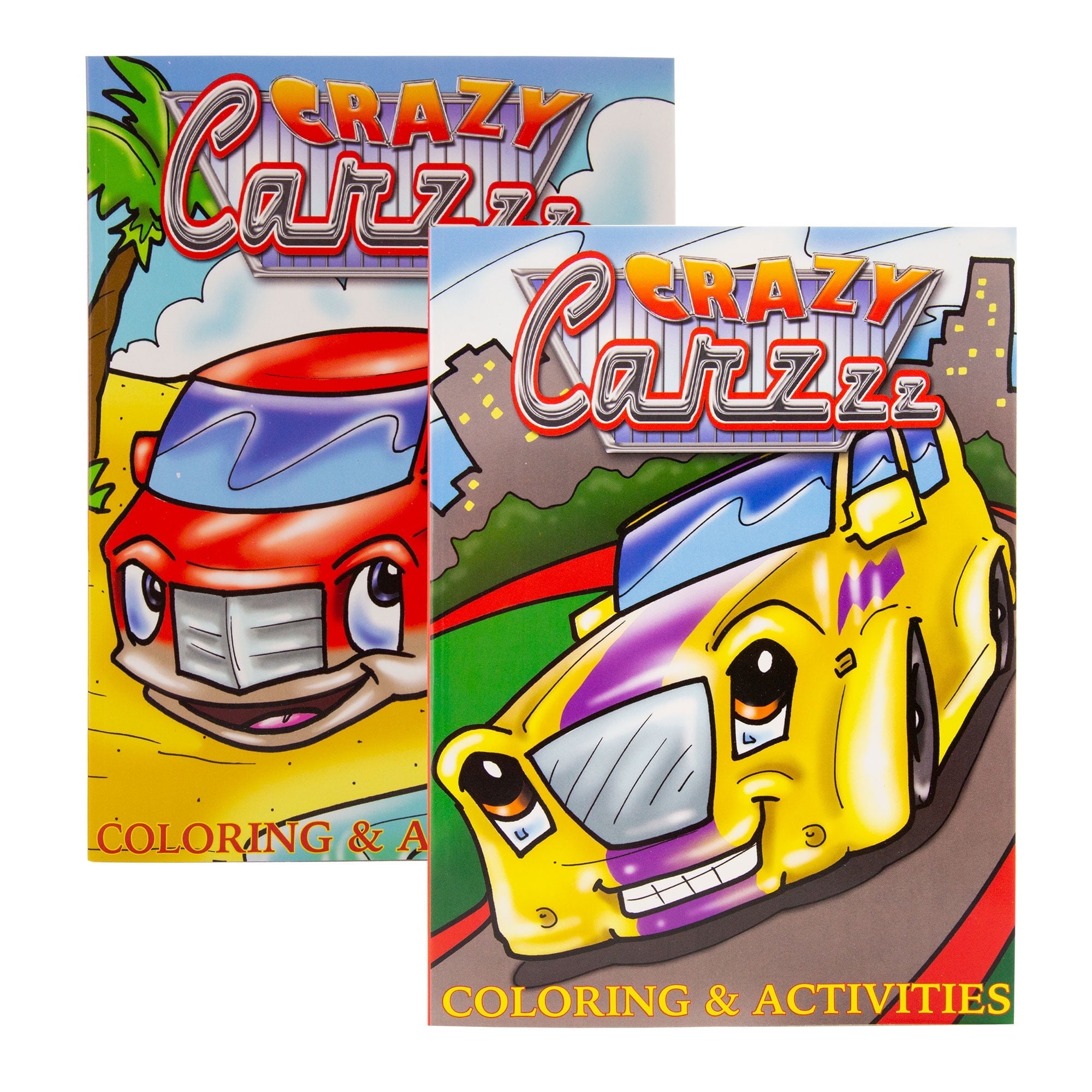 BAZIC 12504 Crazy Carzz Coloring and Activity Book Case of  48