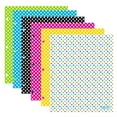 thumbnail image 1 of BAZIC 2 Pockets Paper Folder, Polka Dot Portfolio, Document Folders, 6-Pack, 1 of 5
