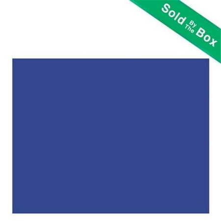 Bazic 5019 22'' X 28'' Dark Blue Poster Board Case of 25