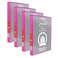 thumbnail image 1 of BAZIC 3 Ring Binder 1/2" Economy View Binders Fuchsia, Hold 100 Sheets, 4-Count, 1 of 7