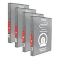 thumbnail image 1 of BAZIC 3 Ring Binder 1/2" Economy View Binders Grey, Hold 100 Sheets, 4-Count, 1 of 8