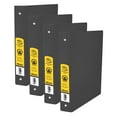 thumbnail image 1 of BAZIC 3 Ring Binder 1.5" Economy Binders Black, Hold 280 Sheets Paper, 4-Count, 1 of 7