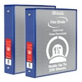thumbnail image 1 of BAZIC 3 Ring Binder 1.5" Economy View Binders Blue, Hold 280 Sheets, 2-Count, 1 of 8