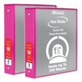 thumbnail image 1 of BAZIC 3 Ring Binder 1.5" Economy View Binders Fuchsia, Hold 280 Sheets, 2-Count, 1 of 8