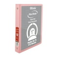 thumbnail image 1 of BAZIC 3 Ring Binder 1" Economy View Binders Pastel Pink Color, Hold 175 Sheets, 1-Count, 1 of 8