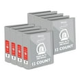 thumbnail image 1 of BAZIC 3 Ring Binder 2" View Binders Slant D Ring Grey, Hold 500 Sheets, 12-Count, 1 of 8