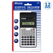 BAZIC 56-Function Scientific Calculator with Flip Cover