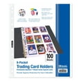 thumbnail image 1 of BAZIC 9 Pocket Trading Card Holder Protector Sleeves, Top Loading 11 Hole Punch (100/Pack), 1-Pack, 1 of 7
