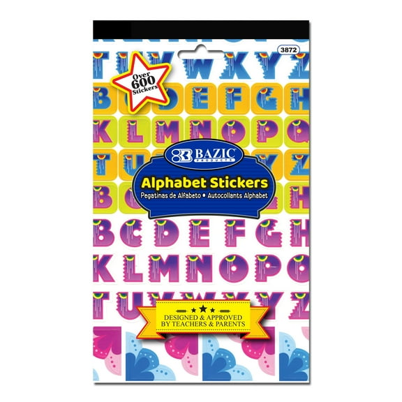 BAZIC Alphabet Sticker Book [3872]