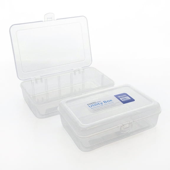 BAZIC Basix Clear Multipurpose Pencil Box, Stackable