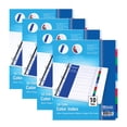 thumbnail image 1 of BAZIC Binder Dividers 10 Color Tabs 11 Hole Index Tab, (10/Pack), 4-Pack, 1 of 8